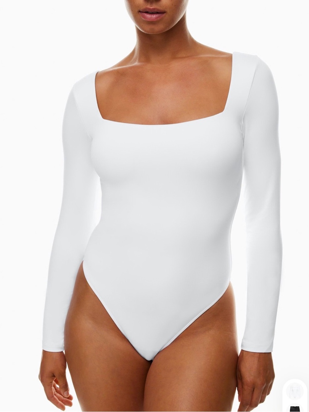 Aritzia Babaton Contour Squareneck Longsleeve Bodysuit